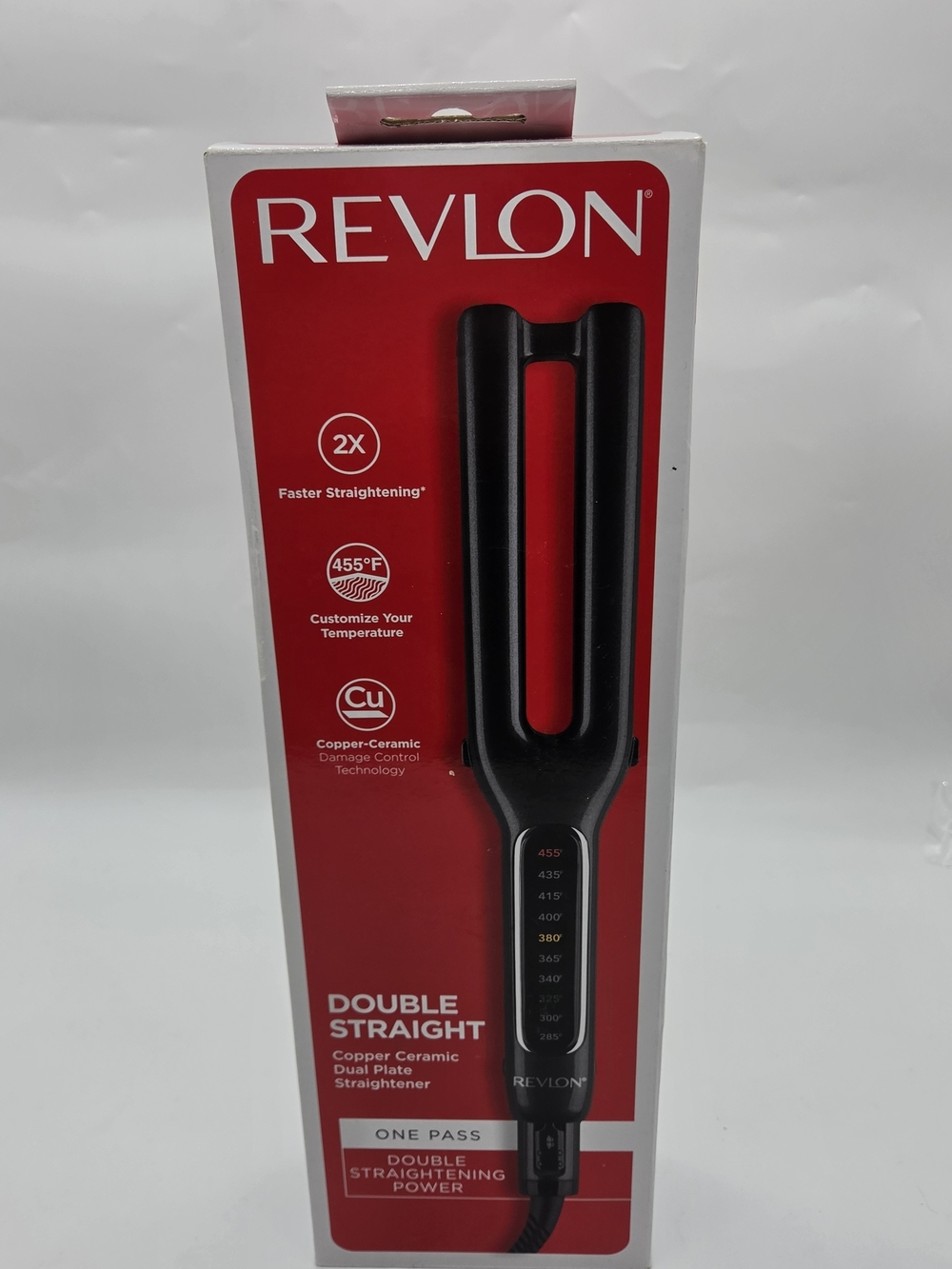 Revlon Double Straight Hair Straightener - Black & Red